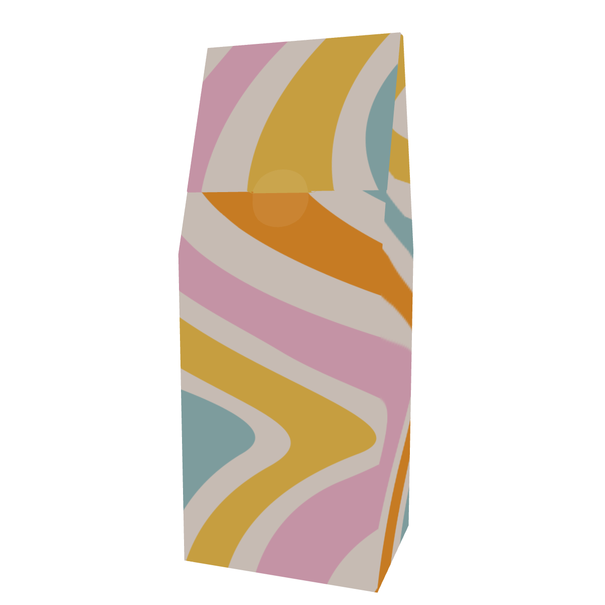 Personalized Good Vibes Coffee Box - Back View featuring back design