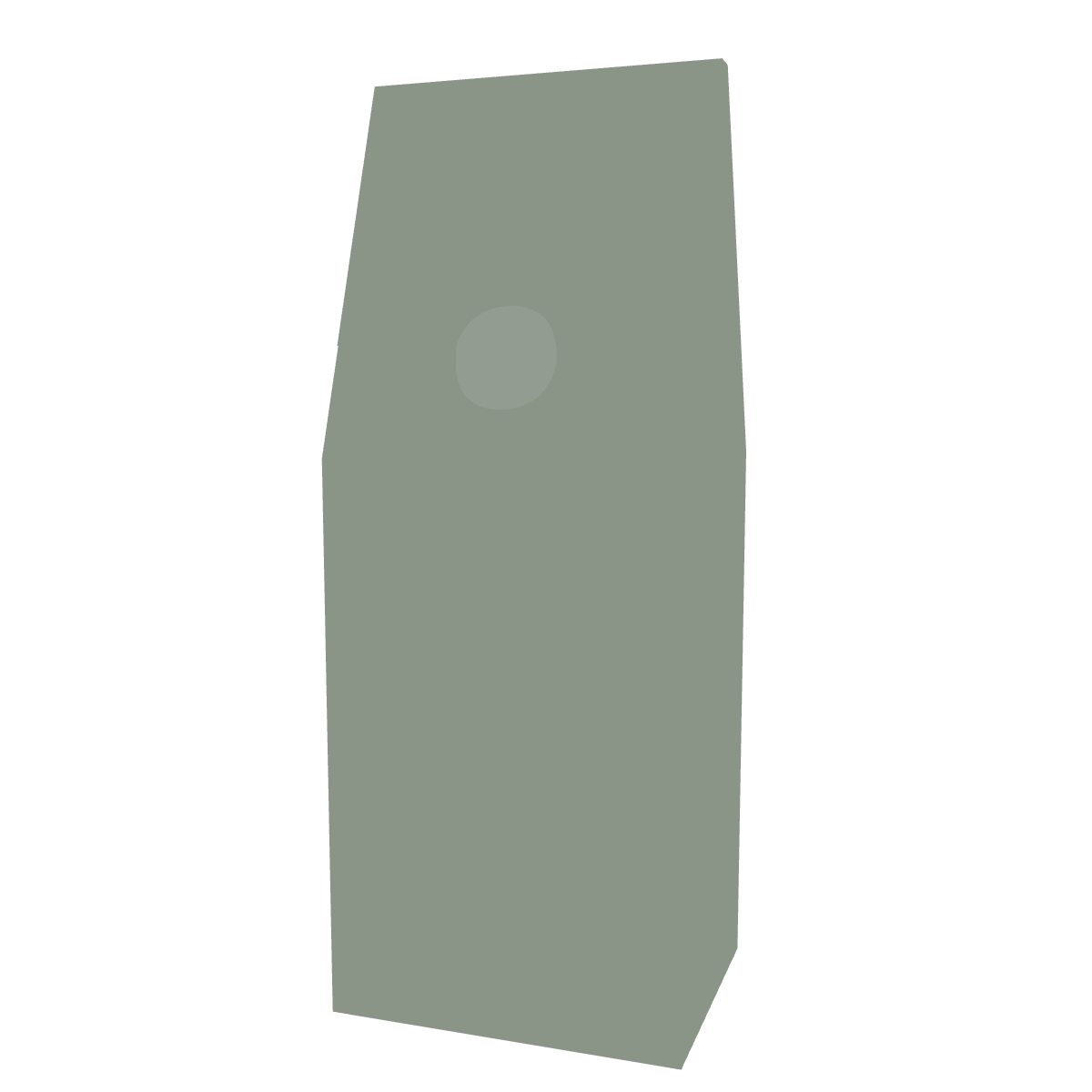 Personalized Custom Coffee Box - Back View showing custom message placement