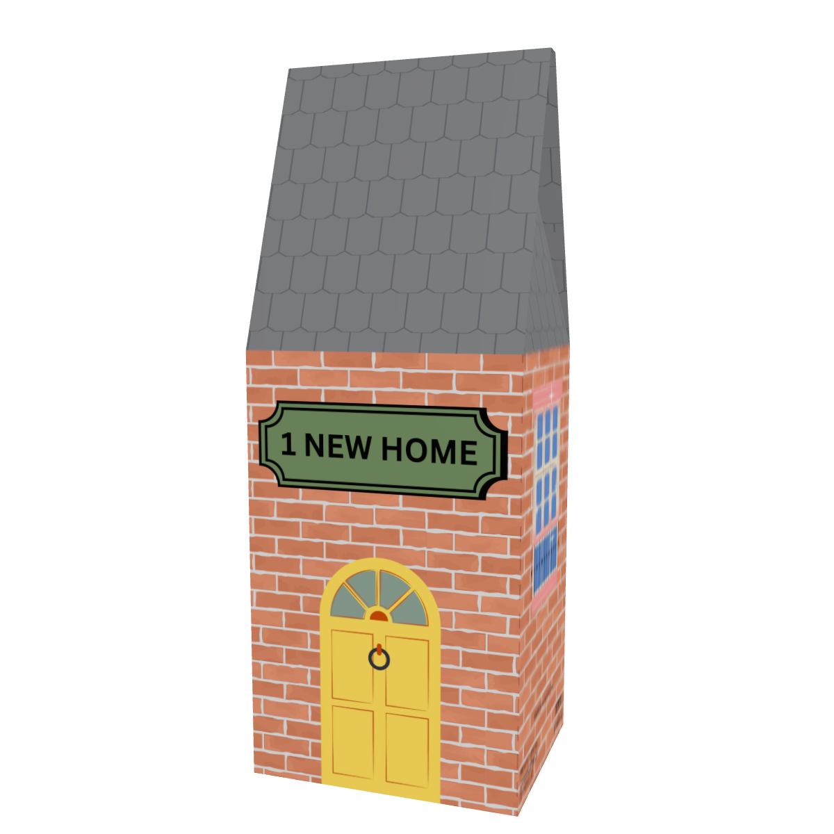 Personalized New Home Coffee Box - Front View featuring main design