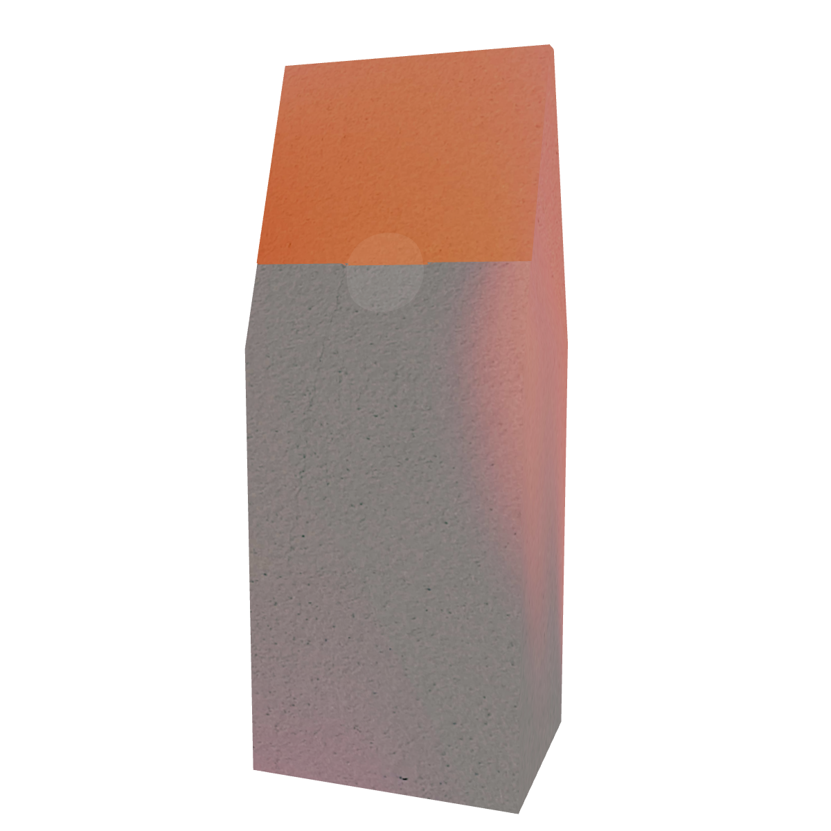 Personalized Custom Coffee Box - Back View showing custom message placement