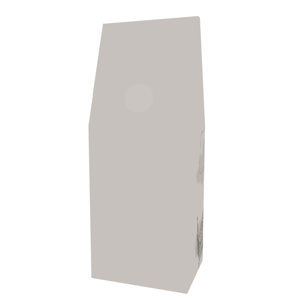 Personalized Thank You Coffee Box - Back View featuring back design